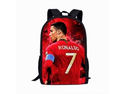 Mochila Escolar, 17 Polegadas, Estilo Futebol, Grande Capacidade, Aulas