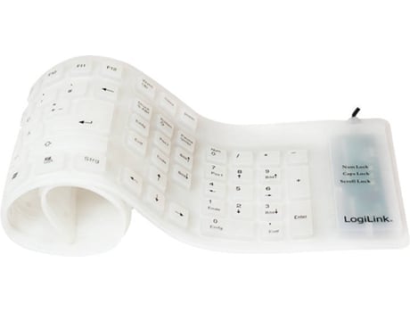 Teclado LOGILINK ID0018A (Com Cabo - Layout Alemão - Teclado Numérico)
