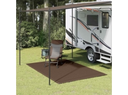 Vidaxl Tapete De Campismo Para Tenda 250x300 Cm Castanho