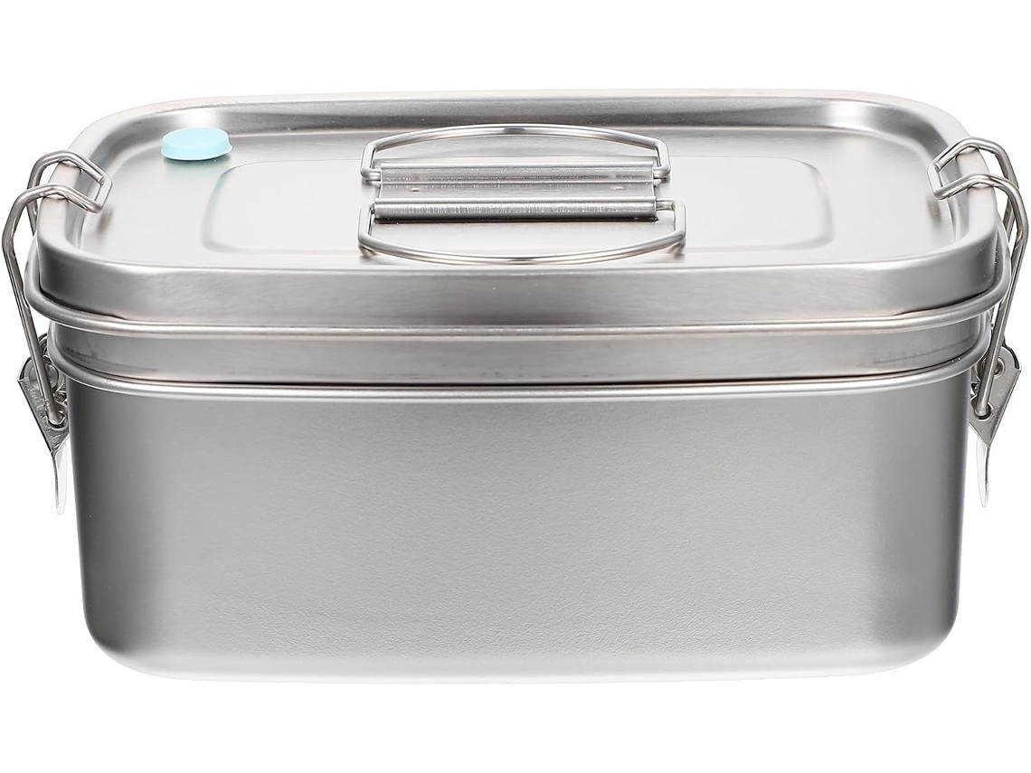 Marmita Bento Coheali Em Aço Inoxidável 304, Portátil, Com Dupla Camada E Capacidade De 1, 5l, Ideal Para Estudantes E