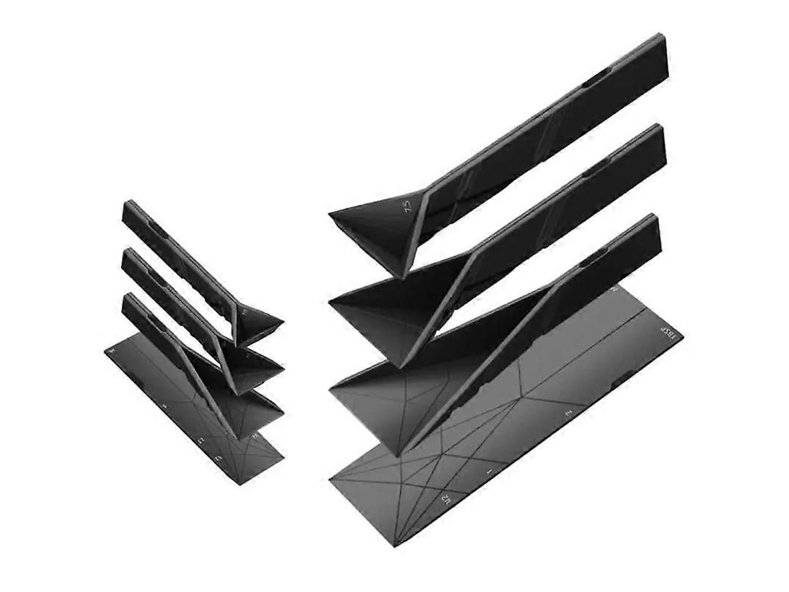Conjunto De 3 Colheres Medidoras Planas Com Formato Poligonal, Práticas E Versáteis.