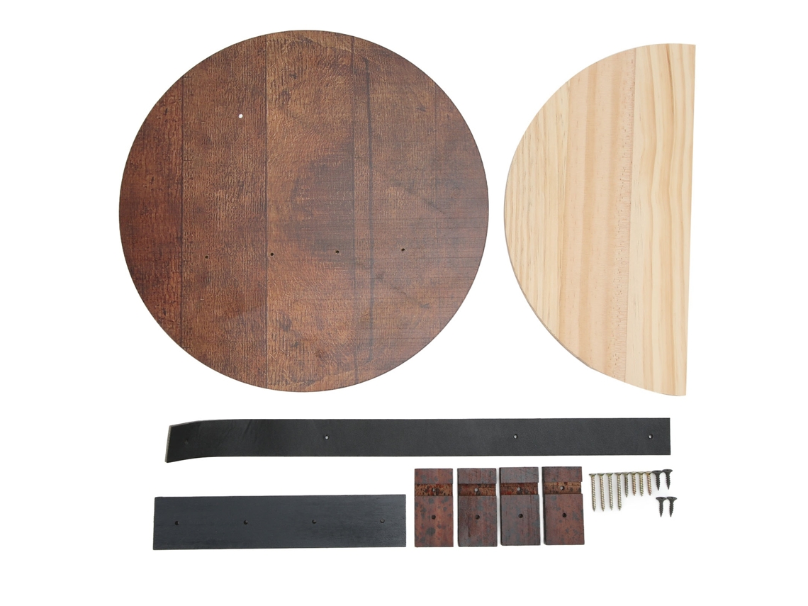 Lurelia Decoração De Parede Em Madeira, Humidade, 30x30cm, Para Sala E Quarto