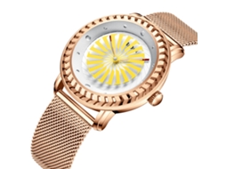 Relógio de Quartzo Masculino Elegante e À Prova D'água MDUG (ouro Rosa)