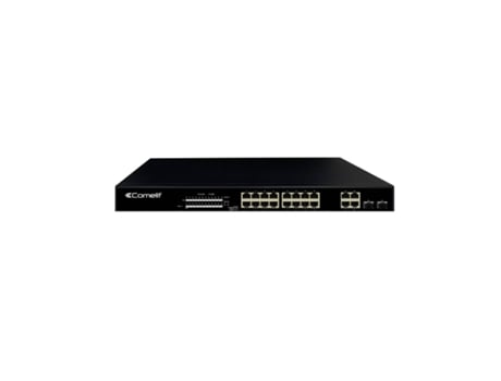 Switch 16 Portas Poe 4 Uplink 2Ge Gigabit COMELIT