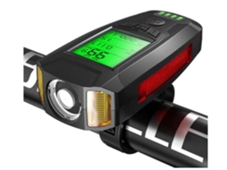 Conjunto de Luz de Bicicleta YIZHOOD Des102 Preto