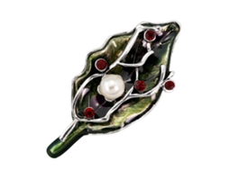 Broche De Mulher Acessório Fashion Decoração Com Pérola