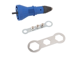 Primerox adaptador de rebite 155mm abs para furadeira elétrica ferramenta diy trabalhos domésticos