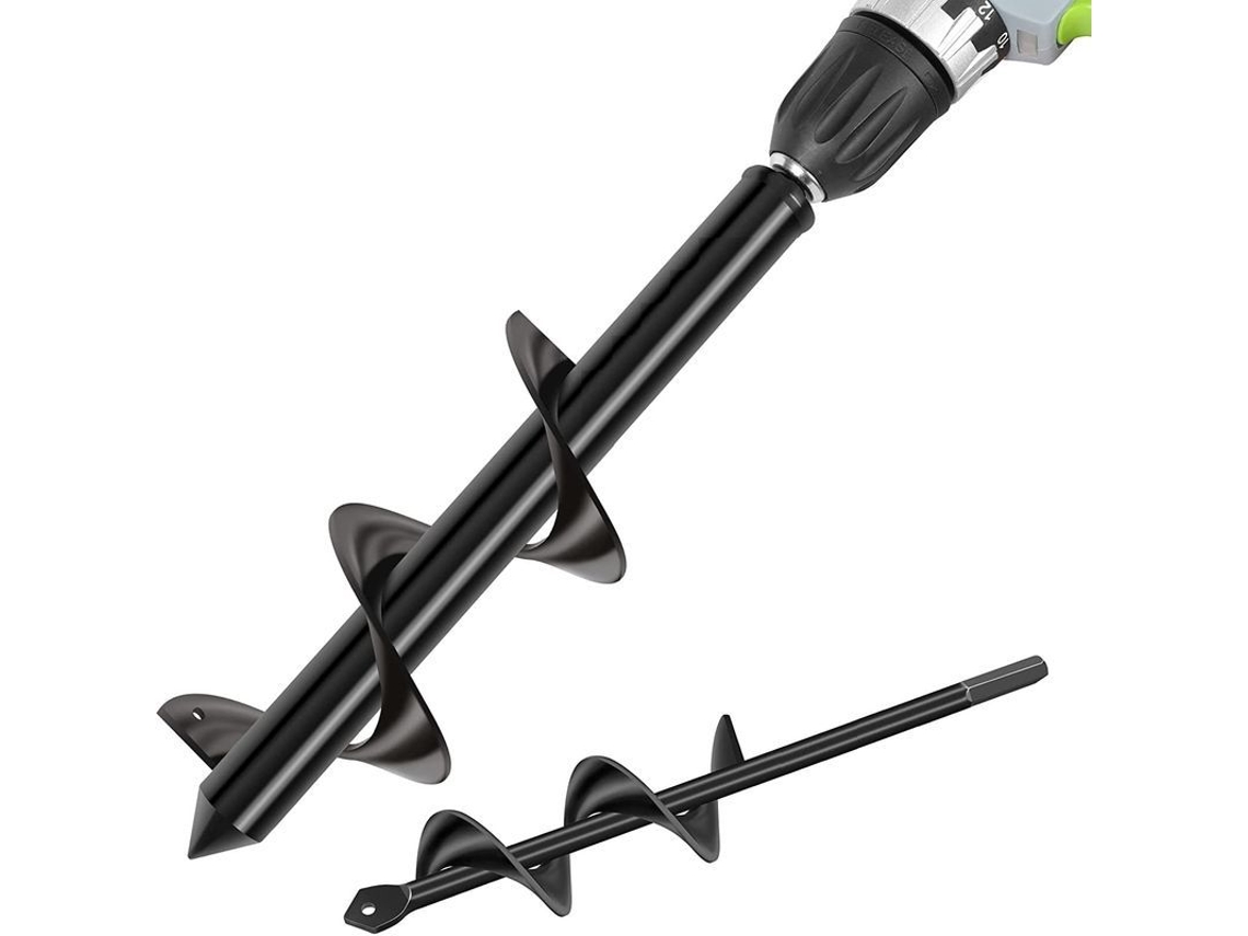 Broca de Jardim de Espiral, 2 Piezas de Ø 80 e Ø 40 Mm, para Plantação