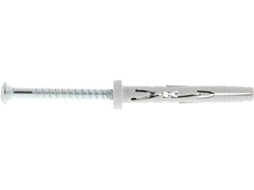 Âncora de Martelo de Nylon e Parafuso de Prego Zincado Hit M 6X65/40 P Caixa de 100 050122 SPIT