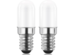 Lâmpada Led Nova Line E14 para geladeira 2w equivalente a 15w branco quente 3000k pacote com 2