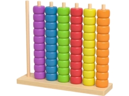 Jogo De Empilhar Madeira Para Aprender Cores, Sensorial, Brinquedo