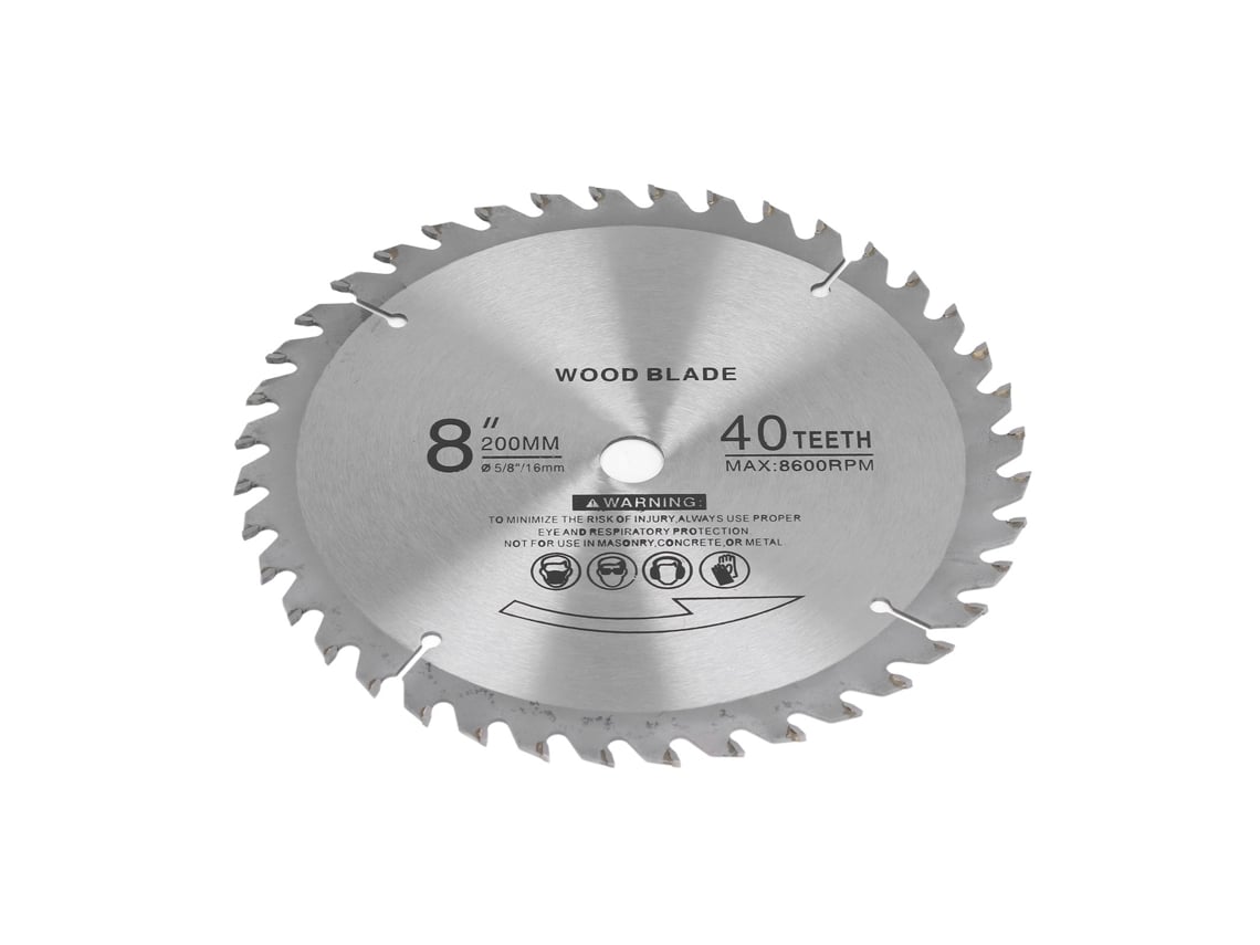 Laxiscreed Lâmina De Corte De 8" Com 40 Dentes Para Madeira E Metal