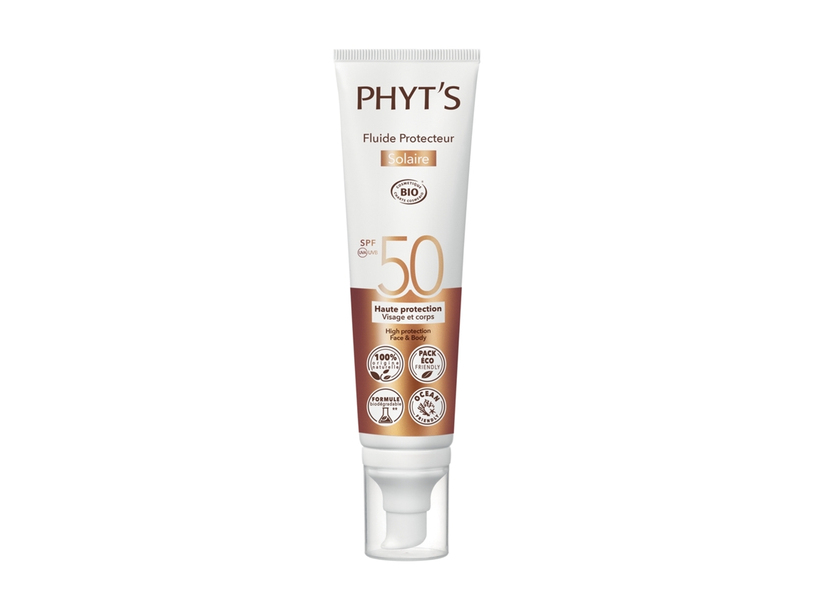 Phyt's - Fluido protetor solar FPS 50 100 ml