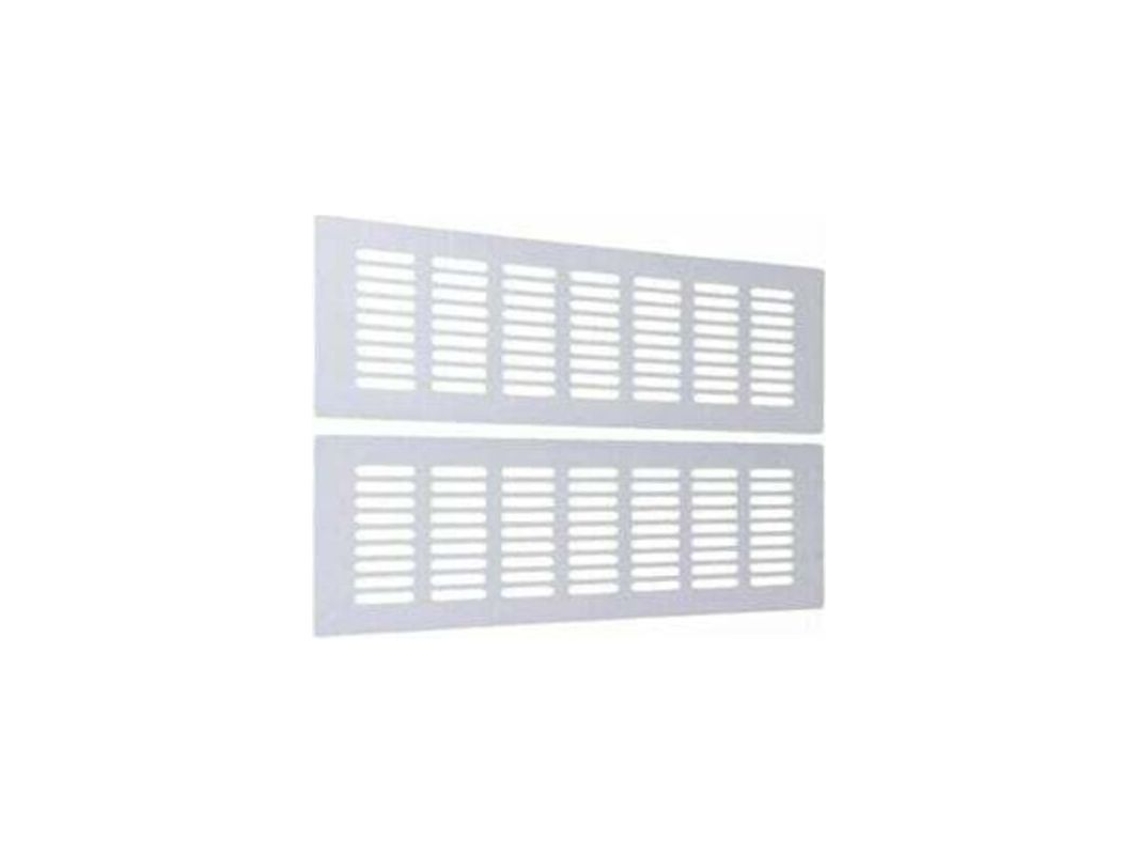 Grelha De Ventilação Retangular Para Ideal. 80 X 400 Mm, 2 Unidades
