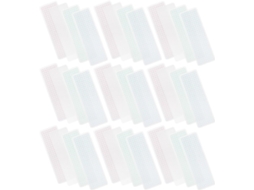 Organizador portátil de fita adesiva washi Vanzack com 40 folhas, feito de plástico, com suportes estampados e lisos.