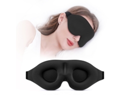 Máscara de Dormir para Homens e Mulheres Que Dormem de Lado, Pressão Zero nos Olhos, Que Bloqueia a Luz AQUAFORGE