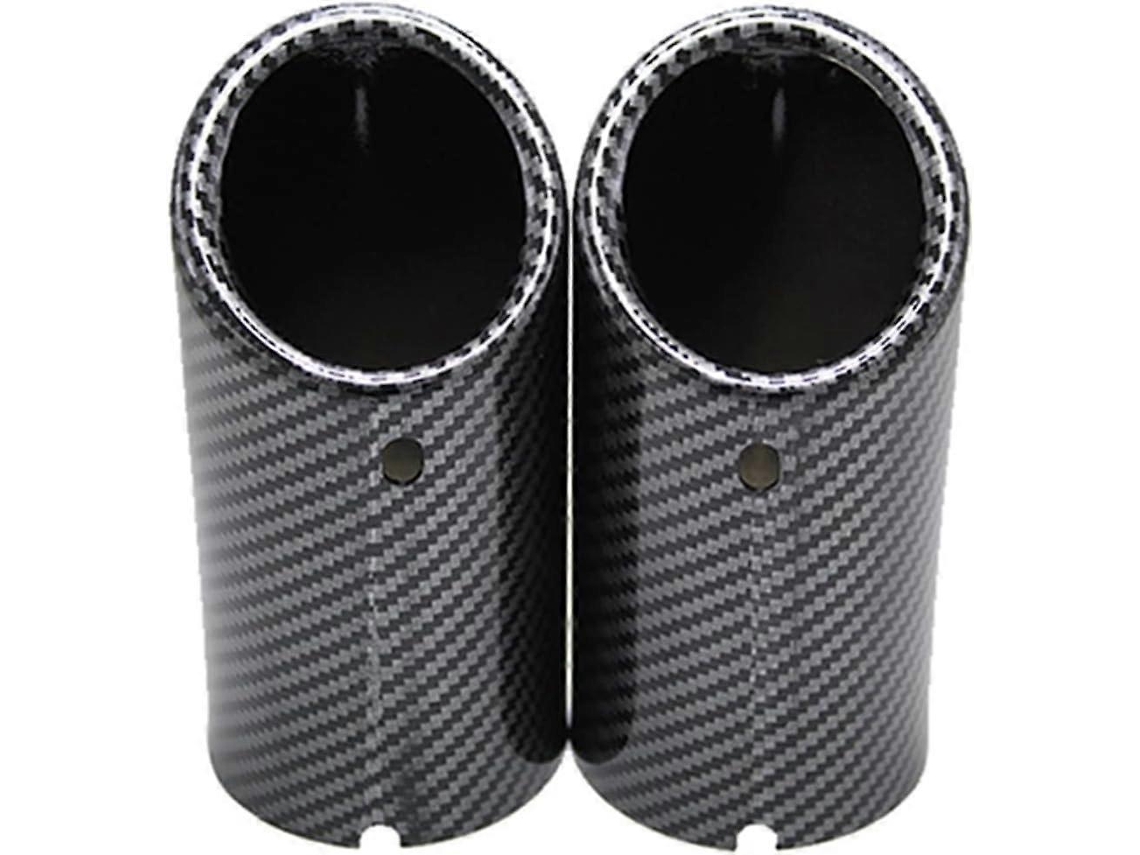 Cobertura Tubo Escapamento 70mm Bmw E90 E92 325i 328i Preto Mate 1 Peça