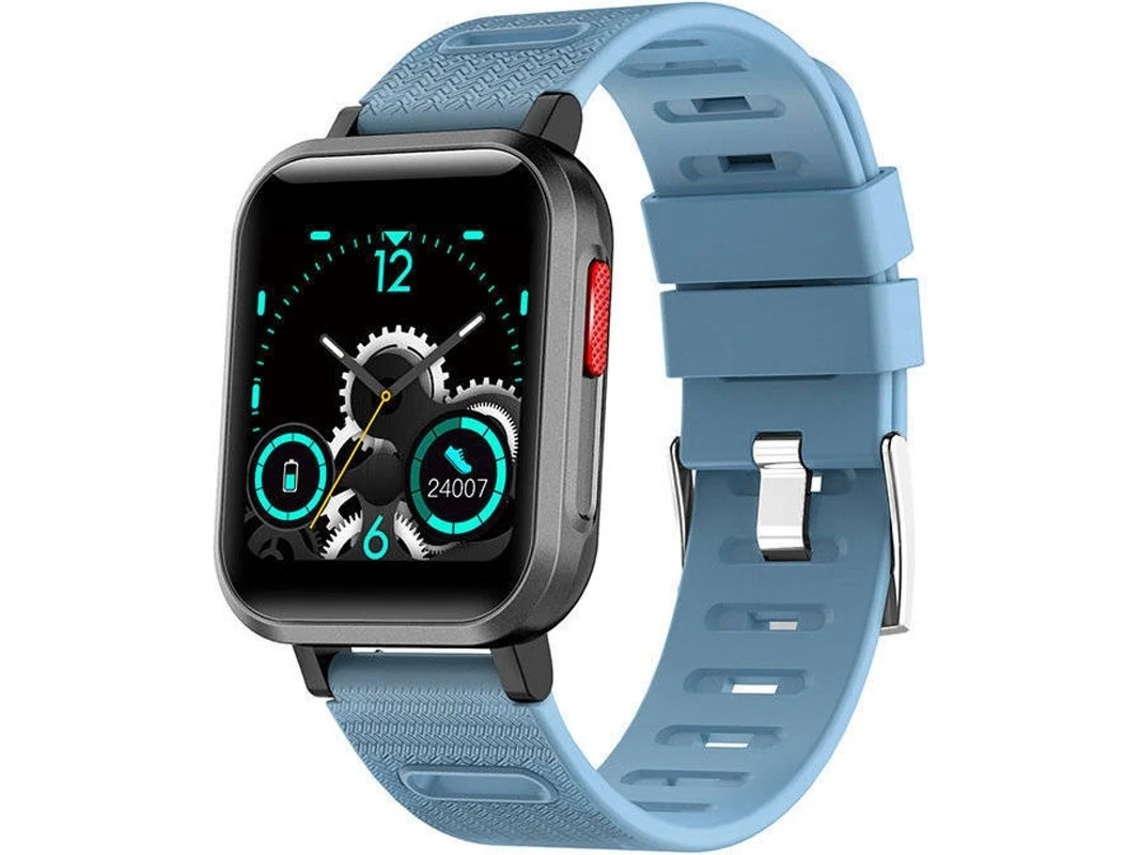 Smartwatch Fitness Tracker Ip68 Pedômetro Monitor Frequência Cardíaca Relógio Sono Compatível Android Iphone Yizhood (azul)