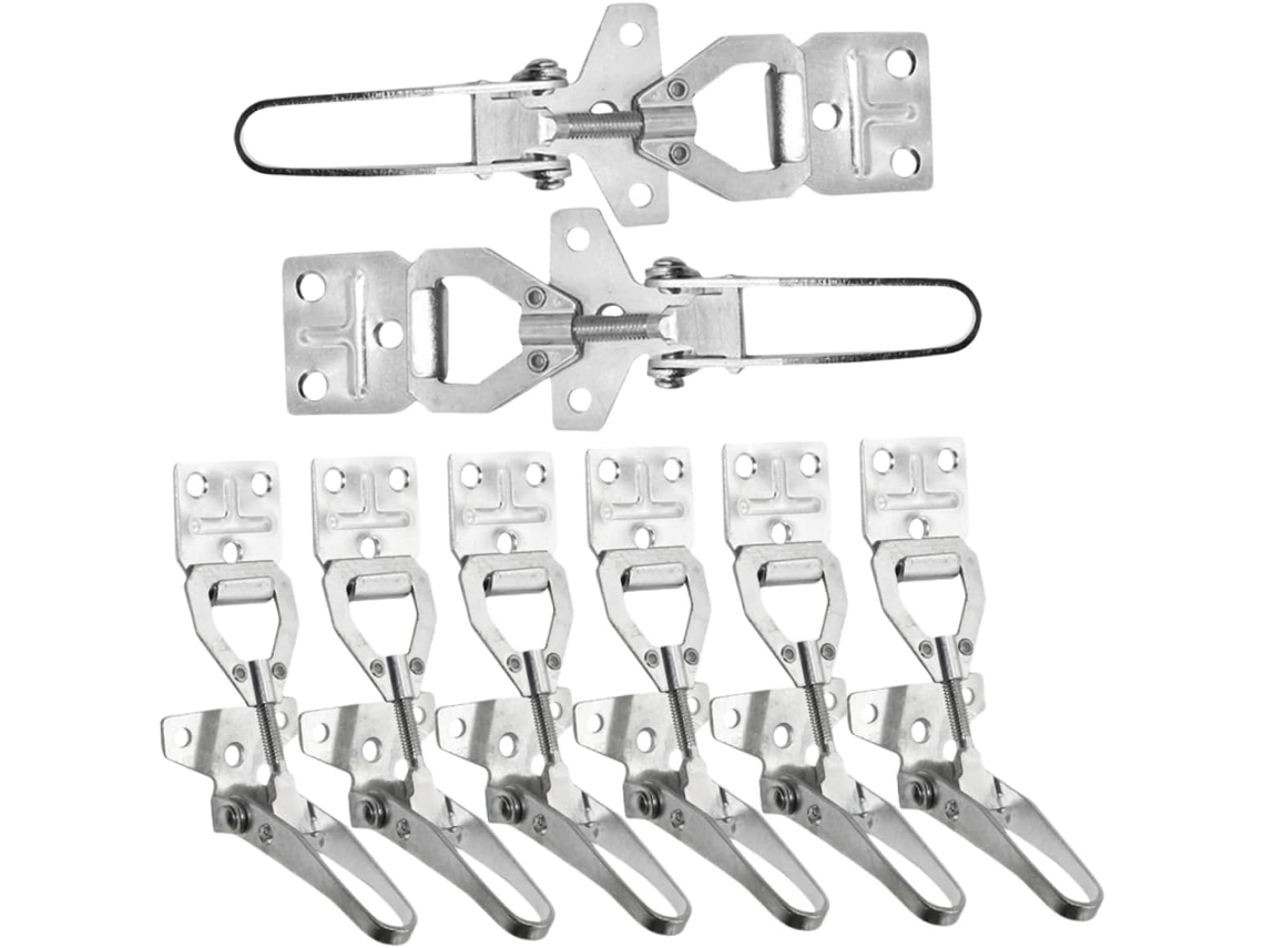 Kit De 8 Peças Travas Alavanca Toyvian Para Colmeias, Em Aço Reforçado Para Conexões Seguras Entre Caixas, Acessórios E