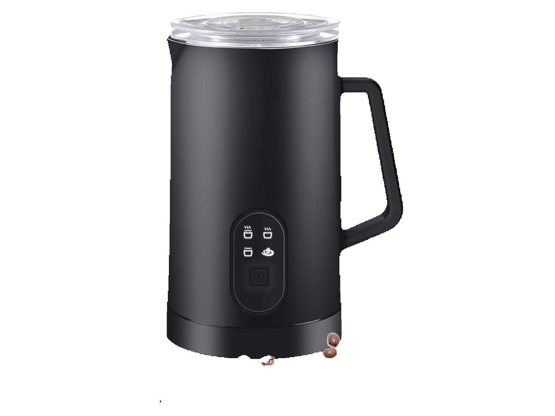 (preto) Quatro Em Um, Prepara Cappuccino, Chocolate Quente E Leite Gelado.