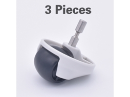 3 para mi robô rodízio conjunto roda dianteira para mi roborock s50 s51 roborock aspirador de pó acessórios