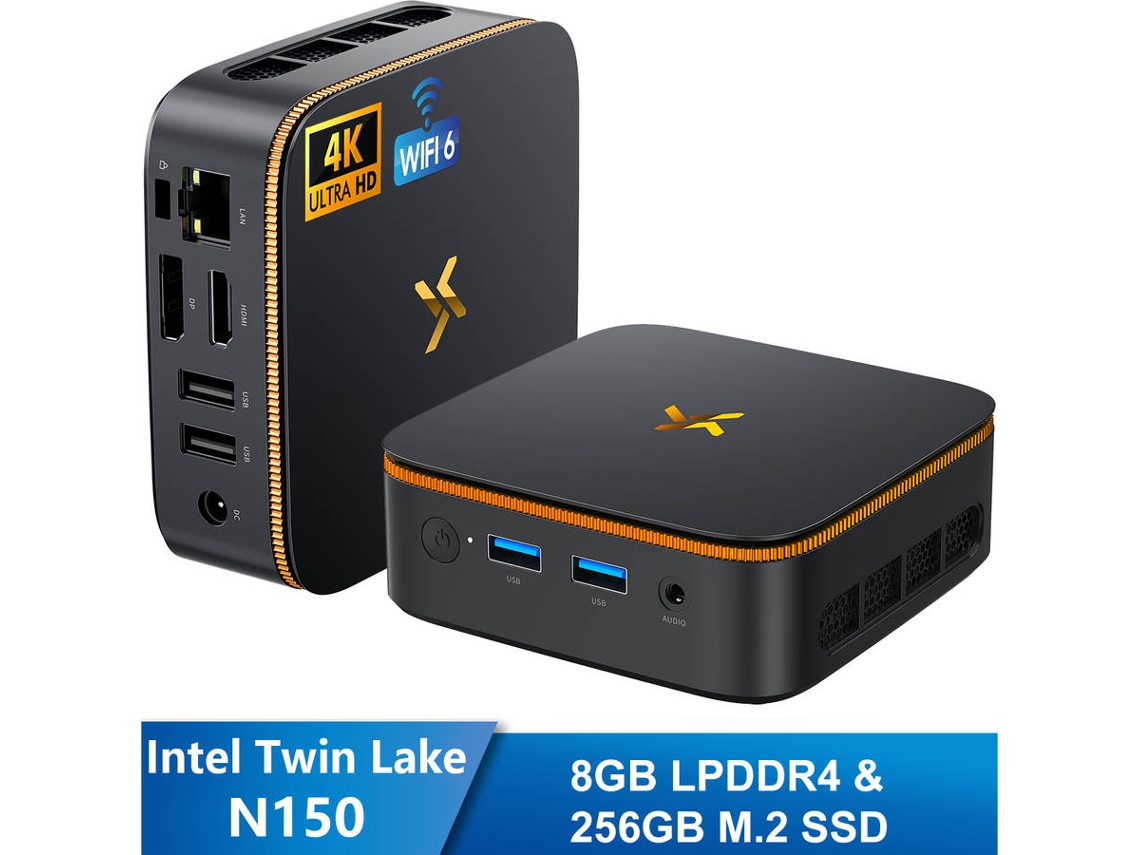 Minipc Huidun H50 Intel Twin Lake N150 3.6ghz Max 8 Gb 256 Gbssd 2tb Windows 11 Pro Wifi 6
