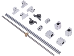 Kit De Suporte Para Eixo Fuso Esferas, Eixos Ópticos Profissionais De 400mm, Boa Capacidade De Carga Para Máquinas, Liga