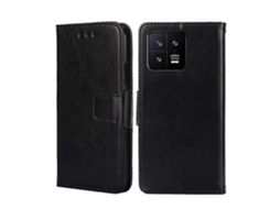 Capa De Couro Com Textura De Cristal Para Xiaomi 13