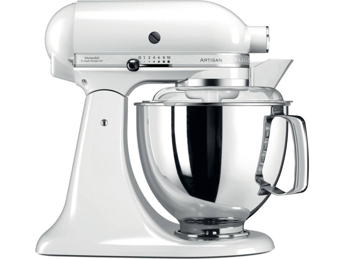 Robô de Cozinha KITCHENAID 5KSM175 PSEWH Artis (4.8 L - 300 W - 4 acessórios)