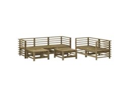 Garden Lounge Set, Garden Lounge Sets Vidaxl Marrom Madeira De Pinho Impregnada (n/a)