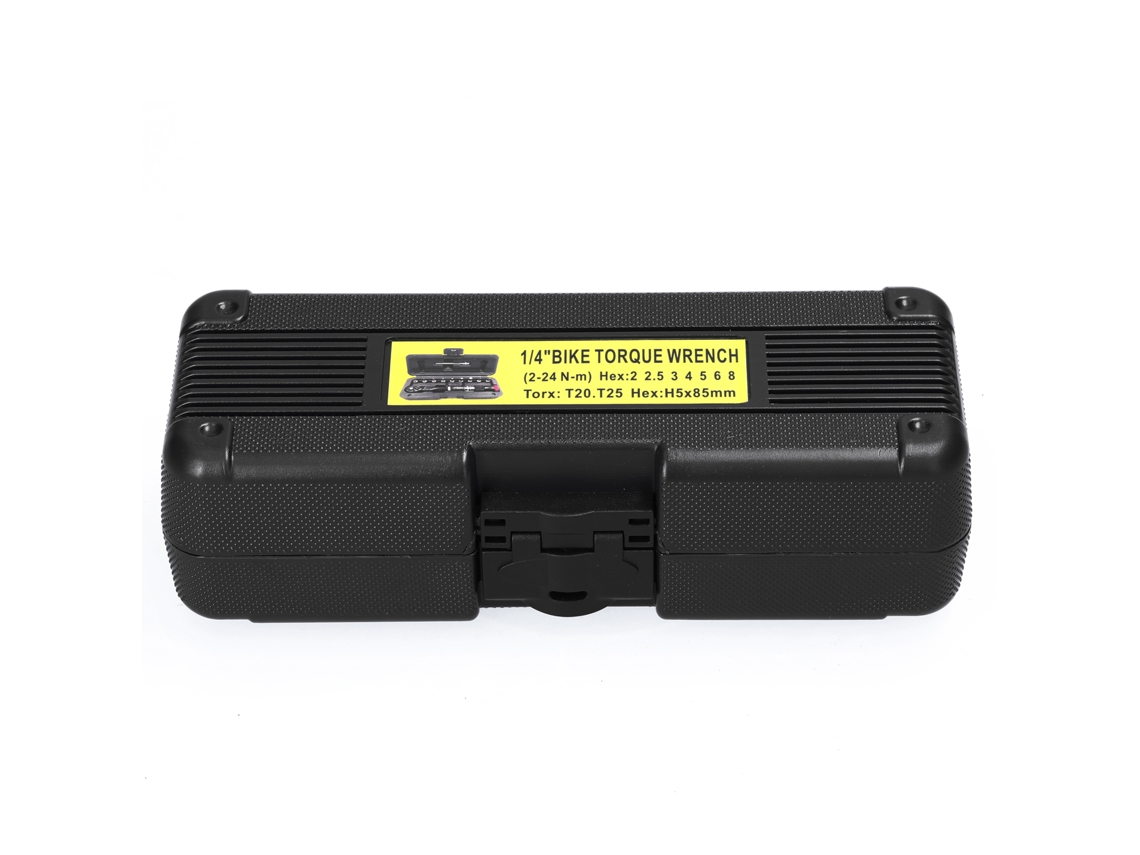 Chave de Torque Pré ajustável 1/4 Polegada 2 24nm 11pcs com Exibição de Valor para Reparos Domésticos Bicicleta Carro com Caixa de Armazenamento