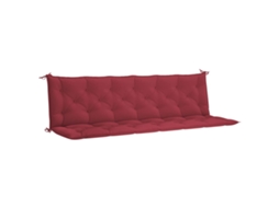 Garden Bench Cushion, Garden Bench Cushions Vidaxl Vermelho Tecido (200 Cm)