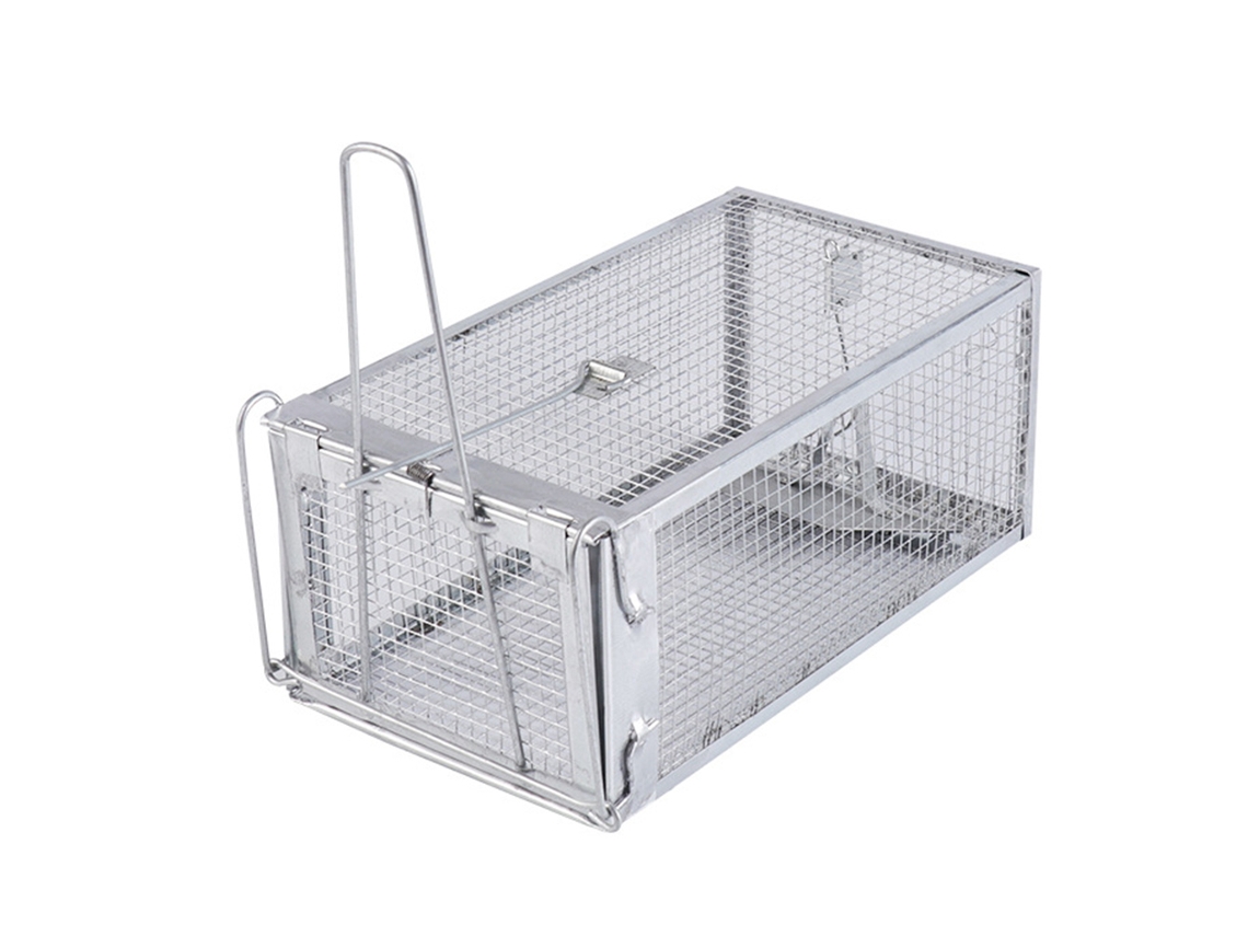 Jaula Trampa Para Ratones 27x14x12cm Segura Fuerte Eficiente Sensible Para Hogar Interior