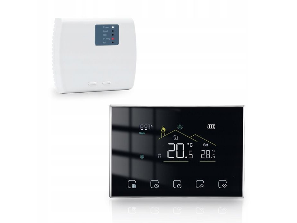 Termostato Wifi Tuya Zigbee Aquecimento De Piso Programável Proteção De Dados Aquaforge