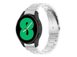 Pulseira De Relógio De Metal De Aço Inoxidável Com Três Contas
