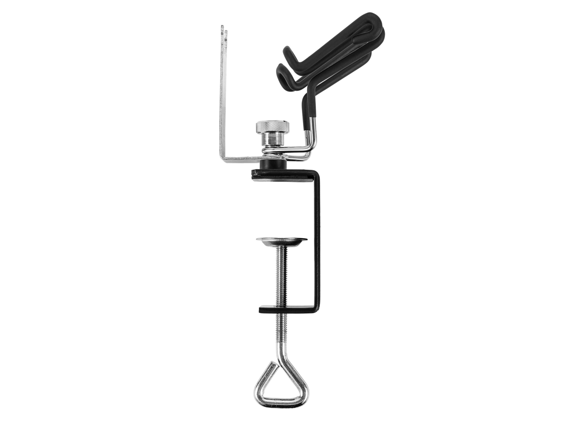 Suporte Universal para Pistola Pneumática com 2 Aposentos e Prato de Fixação em Mesa