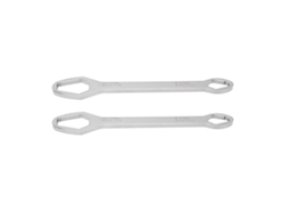 2pcs Chave Ajustável Bica Dupla Auto | S/MARCA