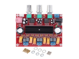 Placa De Amplificador 2.1 Canais 2x50w 100w Subwoofer Potente Dc12-24v Para Sistema De Som Digital