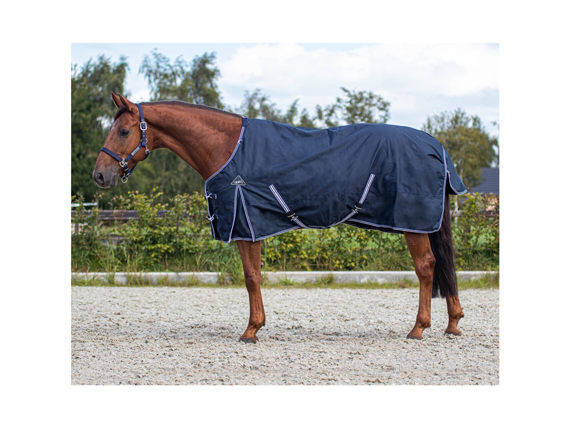 Manta para cavalos ao ar livre QHP Luxury 50g
