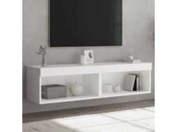Vidaxl Móveis De Tv Com Luzes Led 2 Pcs 60x30x30 Cm Branco