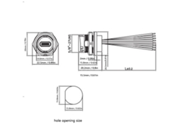 Laxiscreed Conector De Chassis Tipo-c Fêmea À Prova De Água Com Encaixe Rápido