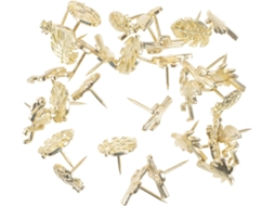 Fomiyes 30-tachinhas Multifuncional em Metal Dourado com Design Original e Delicado para Mesa de Escritório, Acessórios de