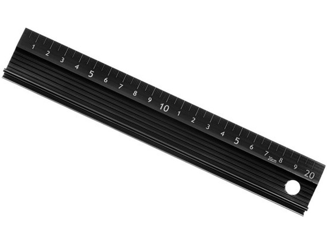 Escolha Segura - Linha Metálica Com Punho Elevado - 20cm Liga De Alumínio - Antideslizante - Medição Precisa - Corte - Protetor Do Senhor - Precisão D