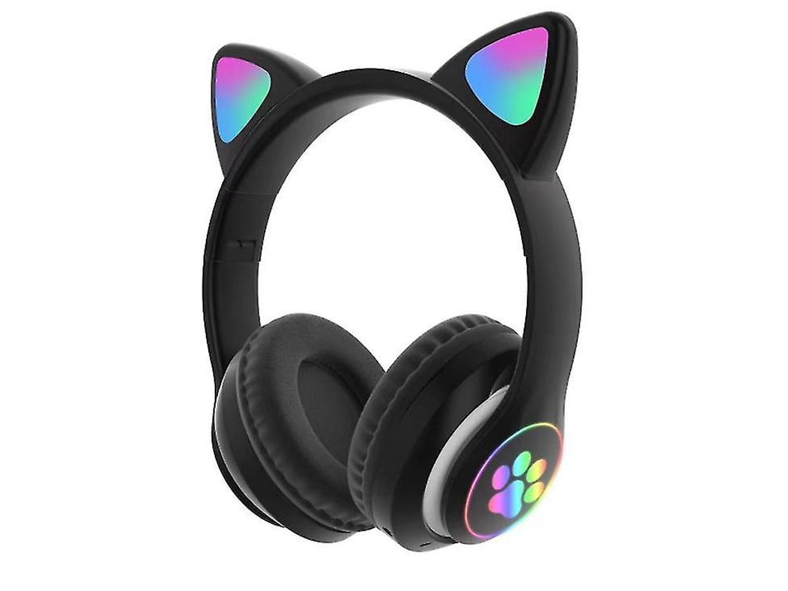 Auscultadores Bluetooth YDCY Cat Ear Luminous Headset Wireless Headset