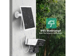 Painel Solar 10w 5v Micro Usb Para Câmera De Segurança