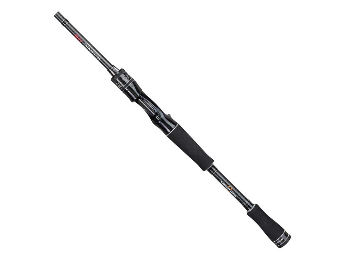 Vara de Lançamento de Baitcasting Iconic Rs Icrsc 6101 Mh The Beat Preto 2.08 M / 7-28 Gsakura