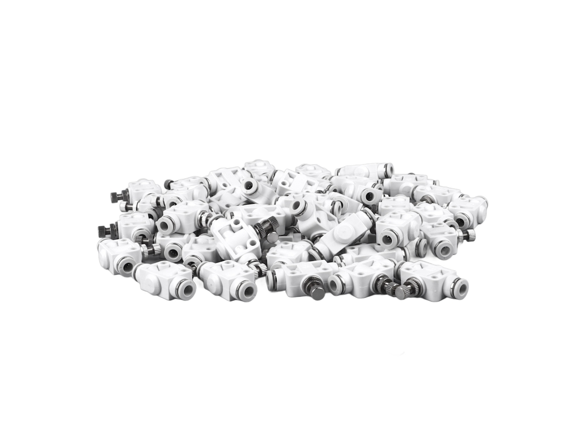 Laxiscreed Conector Pneumático Rápido Com Fluxo Ajustável Para Ligações Seguras