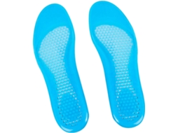 Par De Palmilhas Gel Antiderrapantes Para Exercícios E Esportes, Respiráveis E Confortáveis, Ajustáveis Para Tamanhos