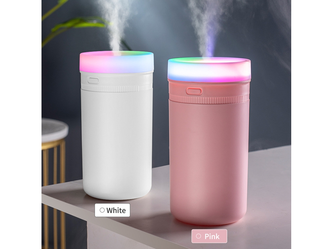 Difusor e Humidificador Portátil 450ml com Luz Colorida LAXISCREED