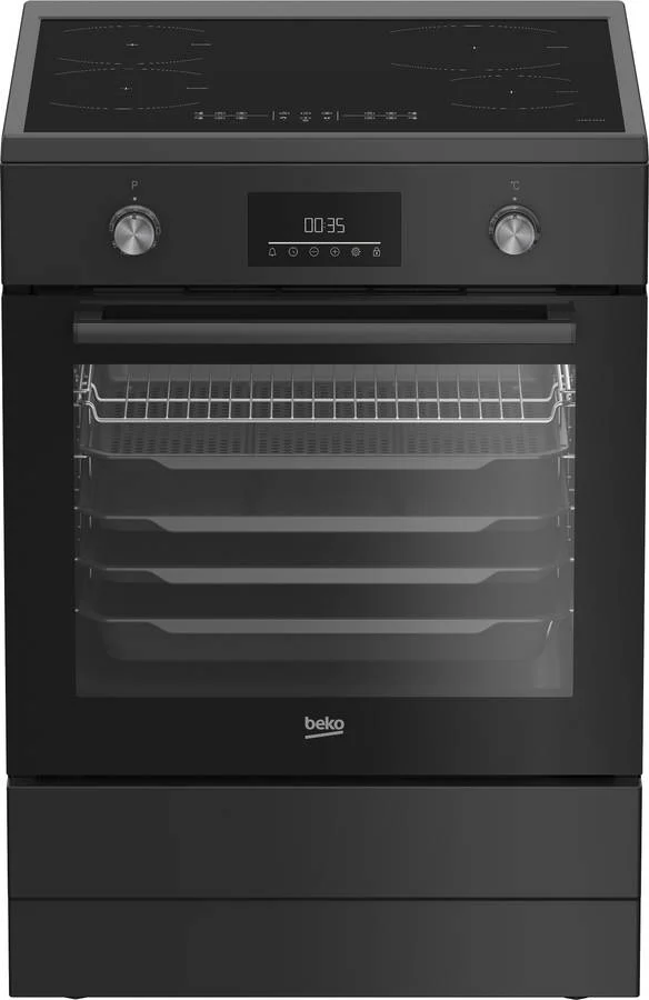 Fogão BEKO FBMA6930GA (Eletrico Indução - 72 L - 60 cm - Preto)